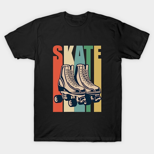 Roller Skating - Skate T-Shirt by Kudostees